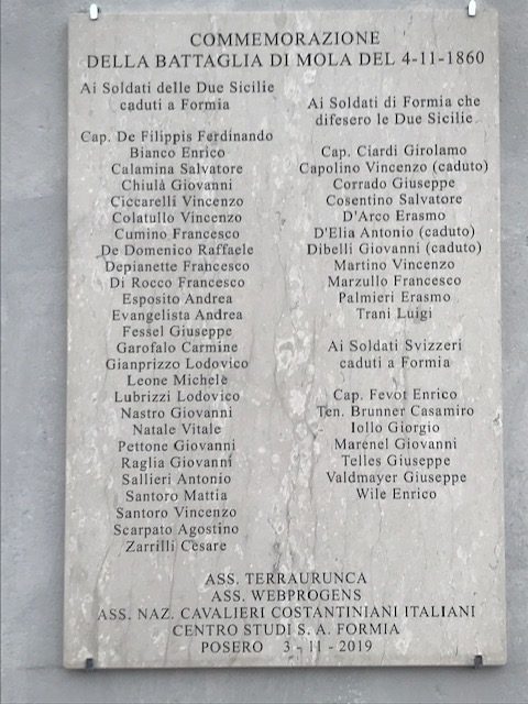 Formia memoria lapide