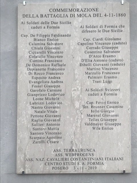 Formia memoria lapide